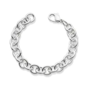 Classic Cable Charm Bracelet in Sterling Silver