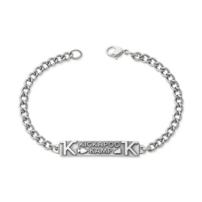 Kamp Kickapoo Bracelet in Sterling Silver