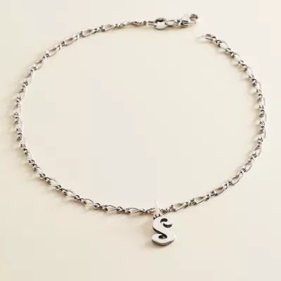 Medium Twist Anklet in Sterliing Silver - Image 2