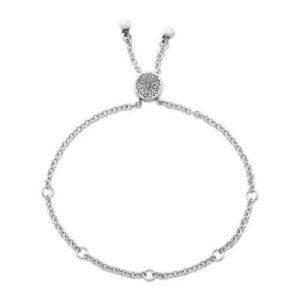 Slider Charm Bracelet in Sterling Silver