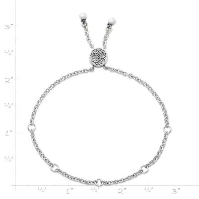 Slider Charm Bracelet in Sterling Silver - Image 4