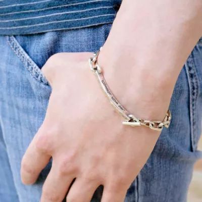 Armed with Strength Bracelet in Sterling Silver - Image 5