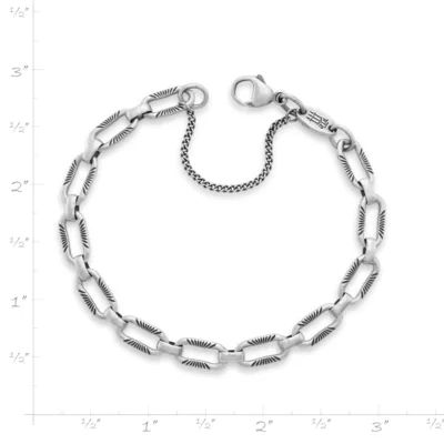 Ornate Links Charm Bracelet in Sterling Silver - Image 4