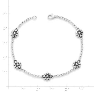 Margarita Flower Bracelet in 14K Yellow Gold - Image 7