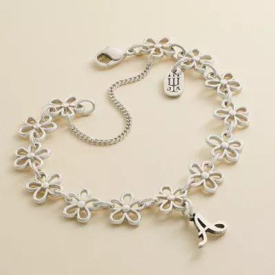 Daisy Charm Bracelet in Sterling Silver - Image 2