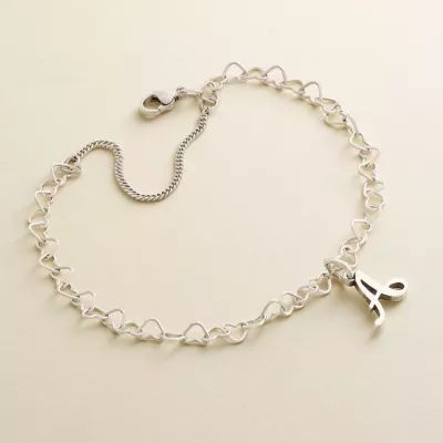 Light Connected Hearts Charm Bracelet in Sterling Silver - Image 2