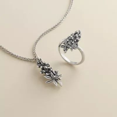 Bluebonnet Charm in Sterling Silver - Image 2