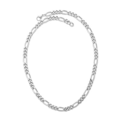 Extra Heavy Figaro Chain in Sterling Silver - Image 2