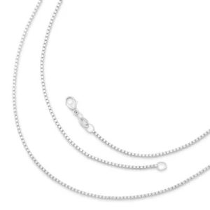 Medium Box Chain in Sterling Silver