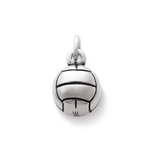 Volleyball Charm in Sterling Silver