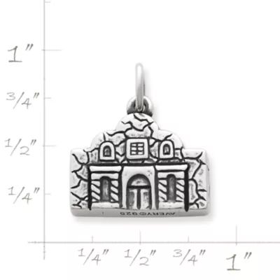 Sculptured Alamo Charm in Sterling Silver - Image 3