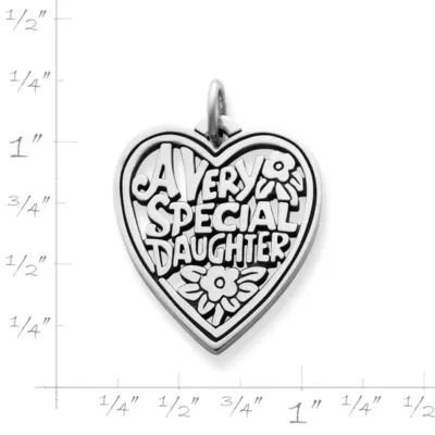 "Very Special Daughter" Charm in Sterling Silver - Image 2