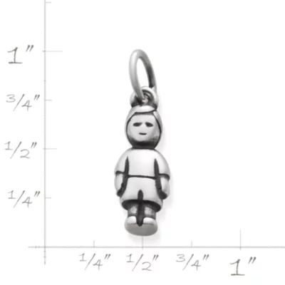 Boy Charm in Sterling Silver - Image 2