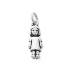 Girl Charm in Sterling Silver