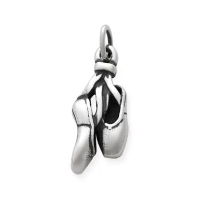 Ballet Toeshoes Charm in Sterling Silver