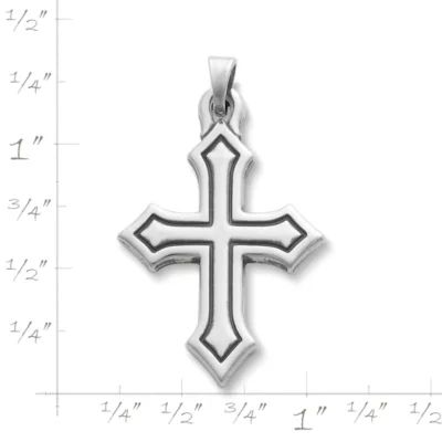 Passion Cross Pendant in Sterling Silver - Image 2