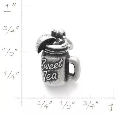 "Sweet Tea" Charm in Sterling Silver - Image 2