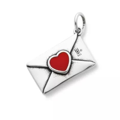 Enamel Love Letter Charm in Sterling Silver - Image 2