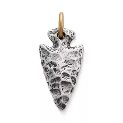 Arrowhead Pendant in Sterling Silver and Bronze