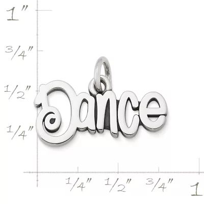 "Dance" Charm in Sterling Silver - Image 2