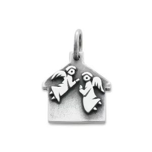Angels Attic Charm in Sterling Silver