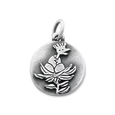 Cuckoo's Nest Charm in Sterling Silver