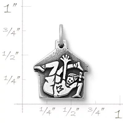 Tumble Inn I and II Charm in Sterling Silver - Image 2