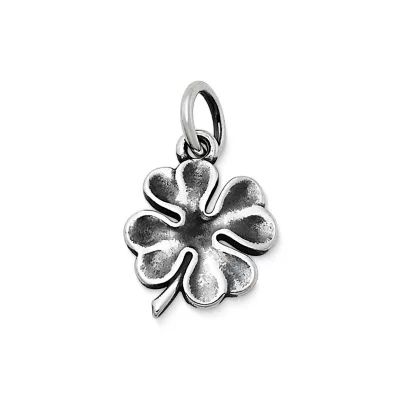 Four Leaf Clover Charm in Sterling Silver