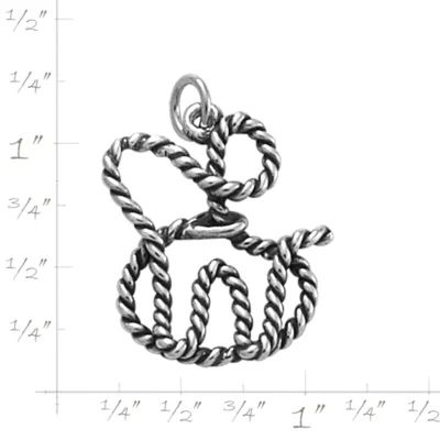Camp Waldemar Trick Rope Charm in Sterling Silver - Image 2