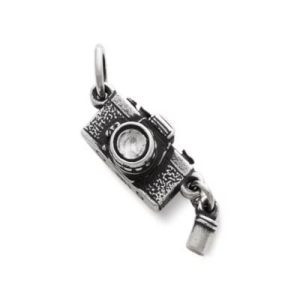 35mm Camera and Canister Charm in Sterling Silver