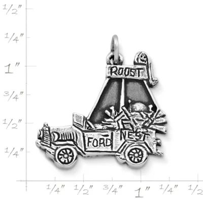 Ford Nest Roost Charm in Sterling Silver - Image 2