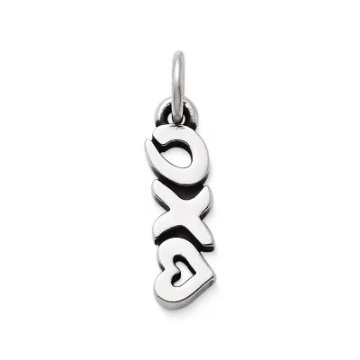 Love, Kisses and Hugs Charm in Sterling Silver