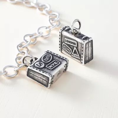 World Traveler Charm in Sterling Silver - Image 4