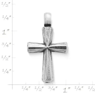Old World Cross Pendant in Sterling Silver - Image 2