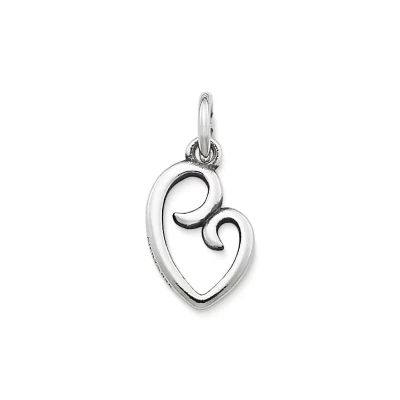 Delicate Mother's Love Charm in Sterling Silver or 14K Yellow Gold