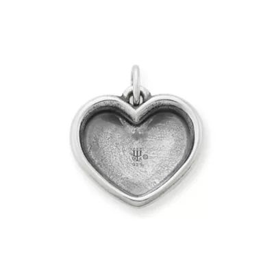 Heart Picture Frame Charm in Sterling Silver