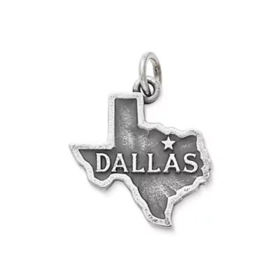 "Dallas" Charm in Sterling Silver