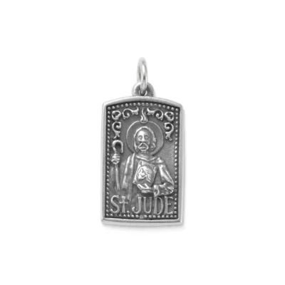 St. Jude of Galilee Charm in Sterling Silver