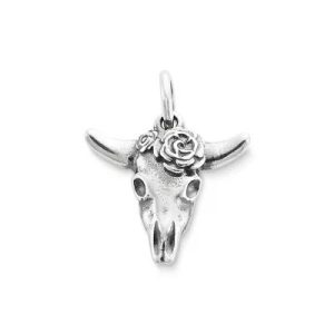 Desert Rose Charm in Sterling Silver or 14K Yellow Gold