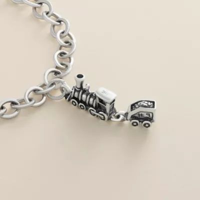 Toy Train Charm in Sterling Silver - Image 2