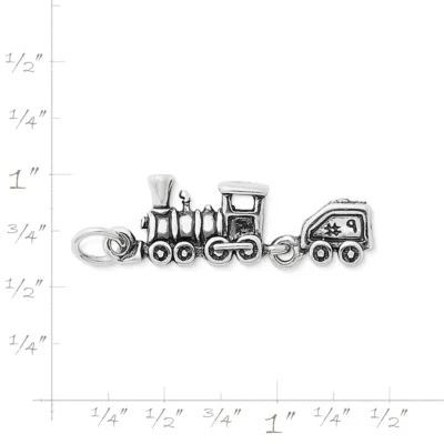 Toy Train Charm in Sterling Silver - Image 3