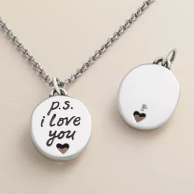 "P.S. I Love You" Charm in Sterling Silver - Image 2