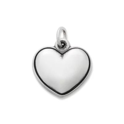 Ornate Heart Swivel Locket Charm in Sterling Silver - Image 3