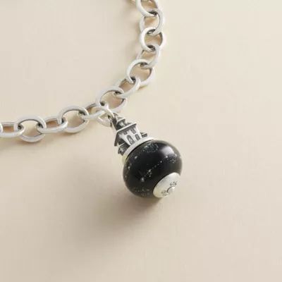 Haunted House Art Glass Charm in Sterling Silver - Image 2