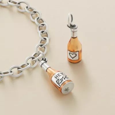 Enamel Hey Rose Charm in Sterling Silver - Image 3