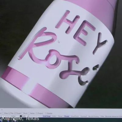 Enamel Hey Rose Charm in Sterling Silver - Image 8