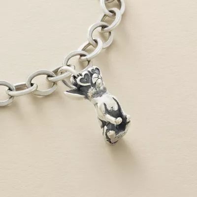 Little Chihuahua Charm in Sterling Silver - Image 3