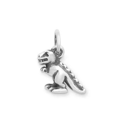 Tiny T.rex Charm in Sterling Silver