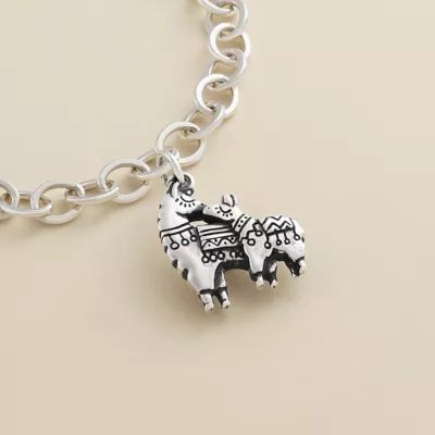 Mama Llama Charm in Sterling Silver - Image 2