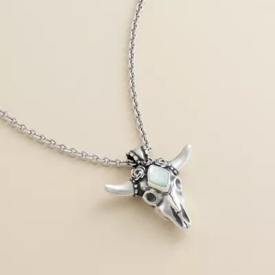 Desert Rose Gemstone Pendant in Sterling Silver - Image 2